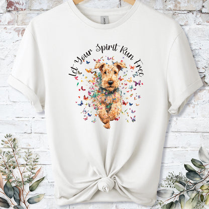 Lakeland Terrier Let your spirit run free, unisex T shirt