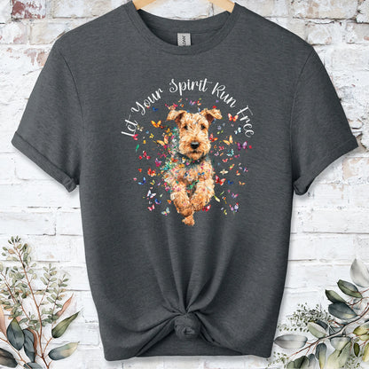 Lakeland Terrier Let your spirit run free, unisex T shirt