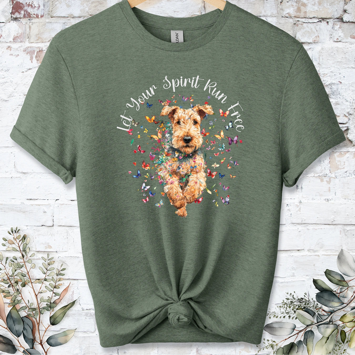 Lakeland Terrier Let your spirit run free, unisex T shirt