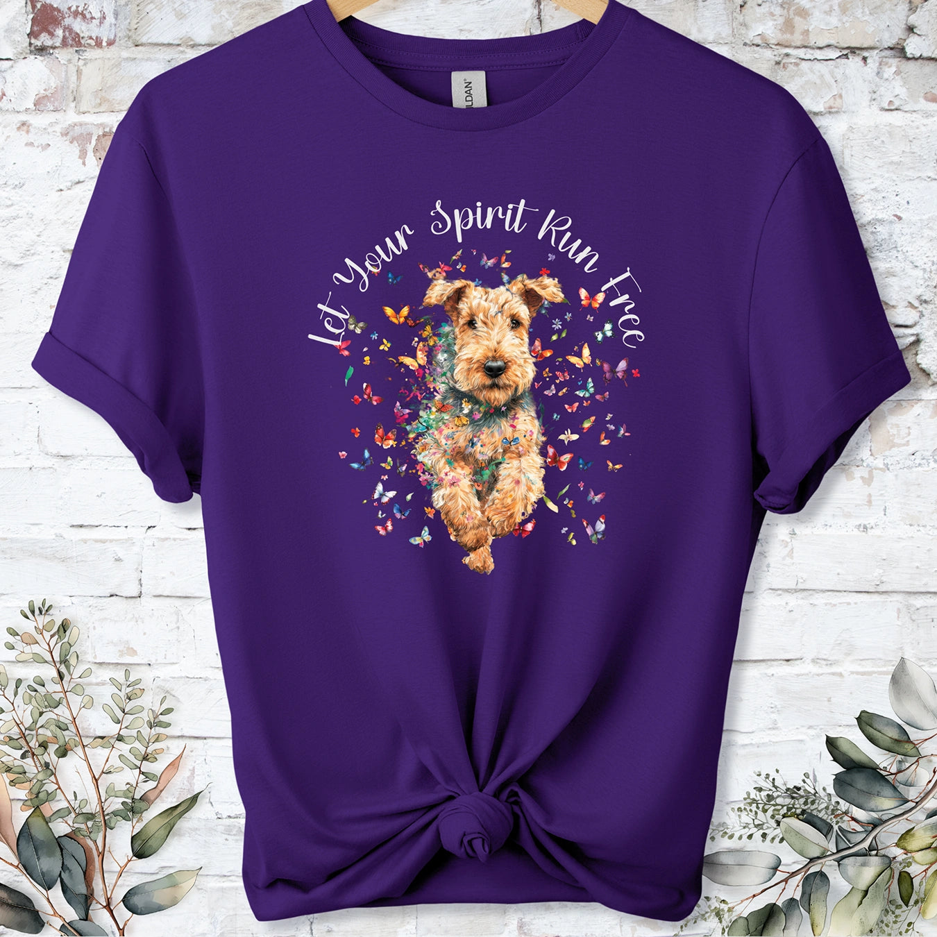 Lakeland Terrier Let your spirit run free, unisex T shirt