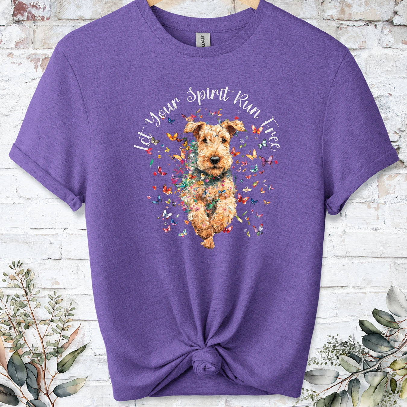 Lakeland Terrier Let your spirit run free, unisex T shirt