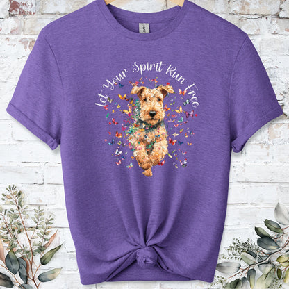 Lakeland Terrier Let your spirit run free, unisex T shirt