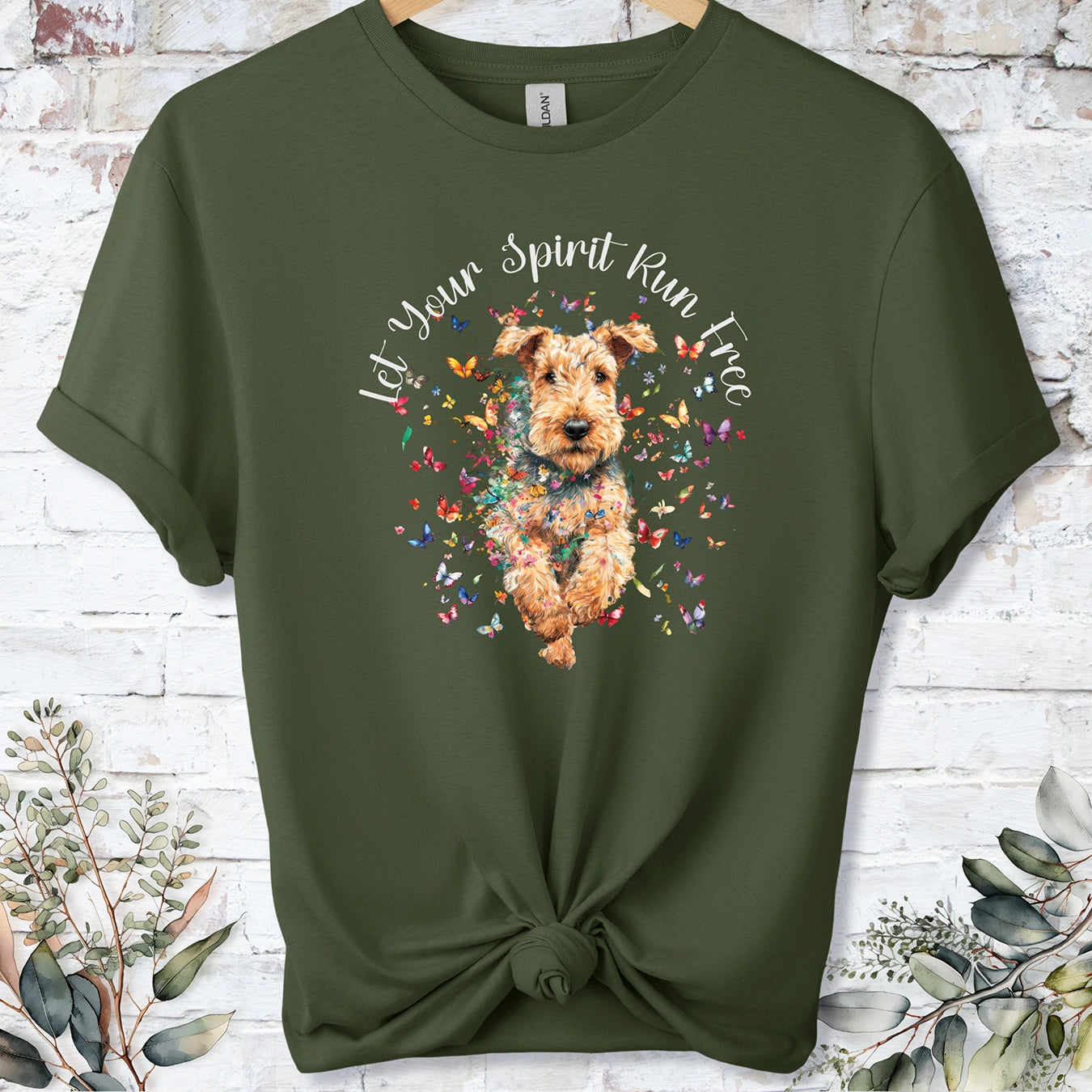 Lakeland Terrier Let your spirit run free, unisex T shirt