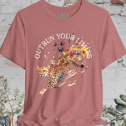 Cheetah, Outrun your limits, Unisex T shirt