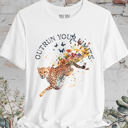 Cheetah, Outrun your limits, Unisex T shirt