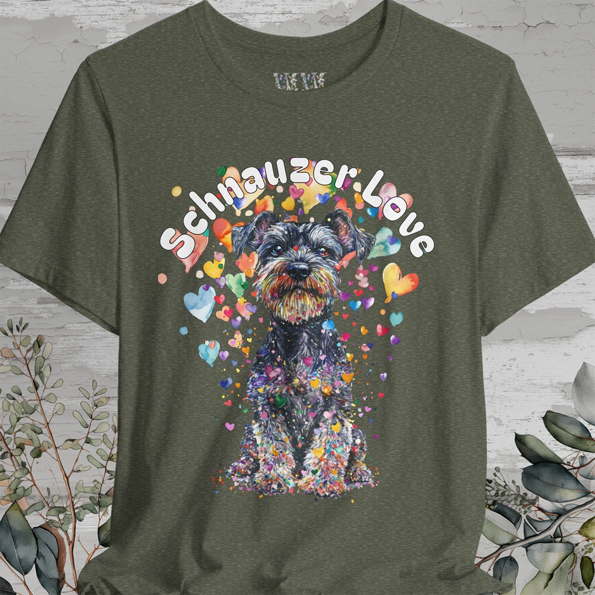 Schnauzer Love T shirt