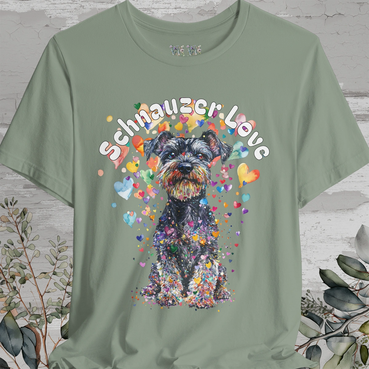 Schnauzer Love T shirt