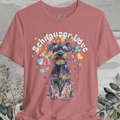 Schnauzer Love T shirt