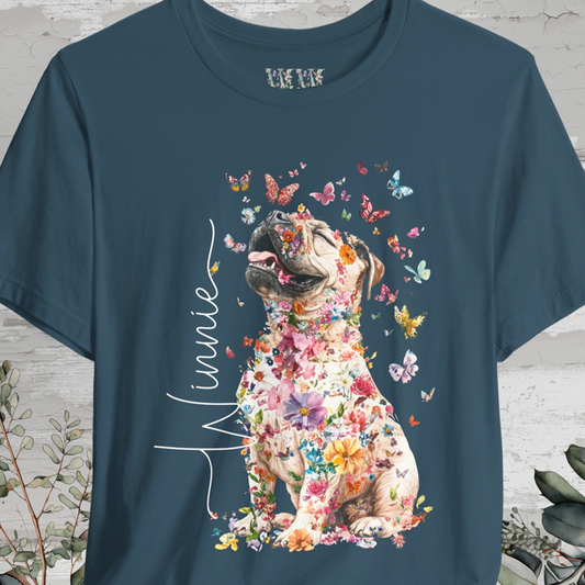 Shar Pei #1 Floral Personalized T shirt