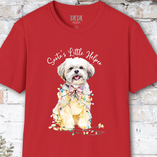 Shih Tzu #2 Santa's little helper. unisex T shirt