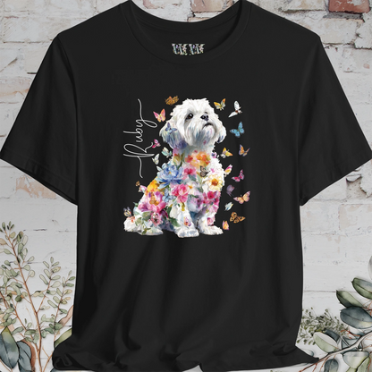 Shih Tzu #7 Floral Personalized T shirt