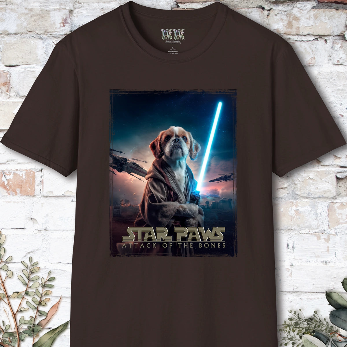 Shih Tzu #1 Star Paws Unisex T shirt