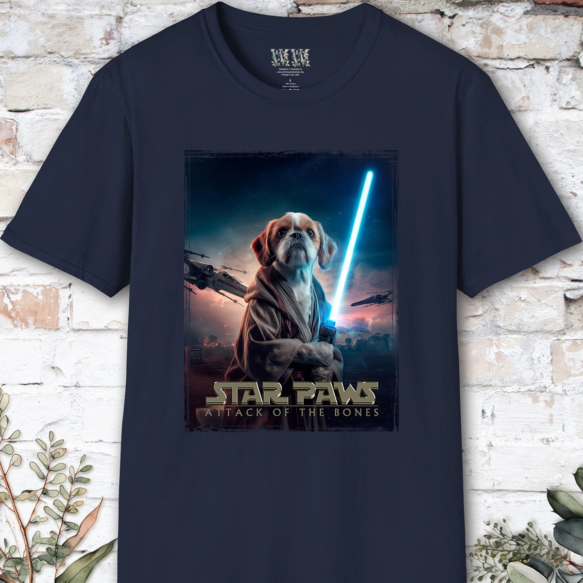 Shih Tzu #1 Star Paws Unisex T shirt