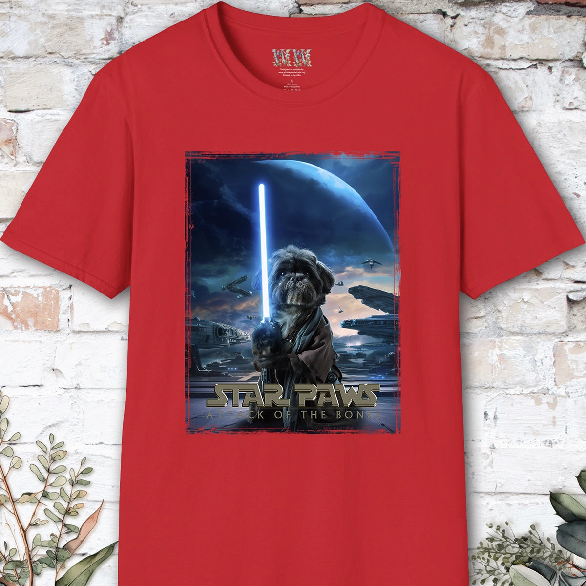 Shih Tzu #2 Star Paws Unisex T shirt