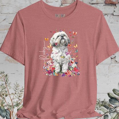 Shih Tzu #1 Floral Personalized T shirt