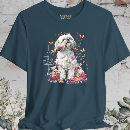 Shih Tzu #1 Floral Personalized T shirt