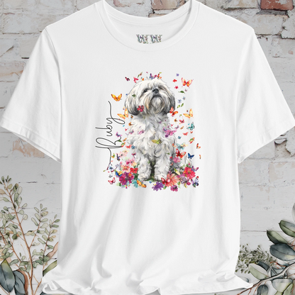 Shih Tzu #1 Floral Personalized T shirt
