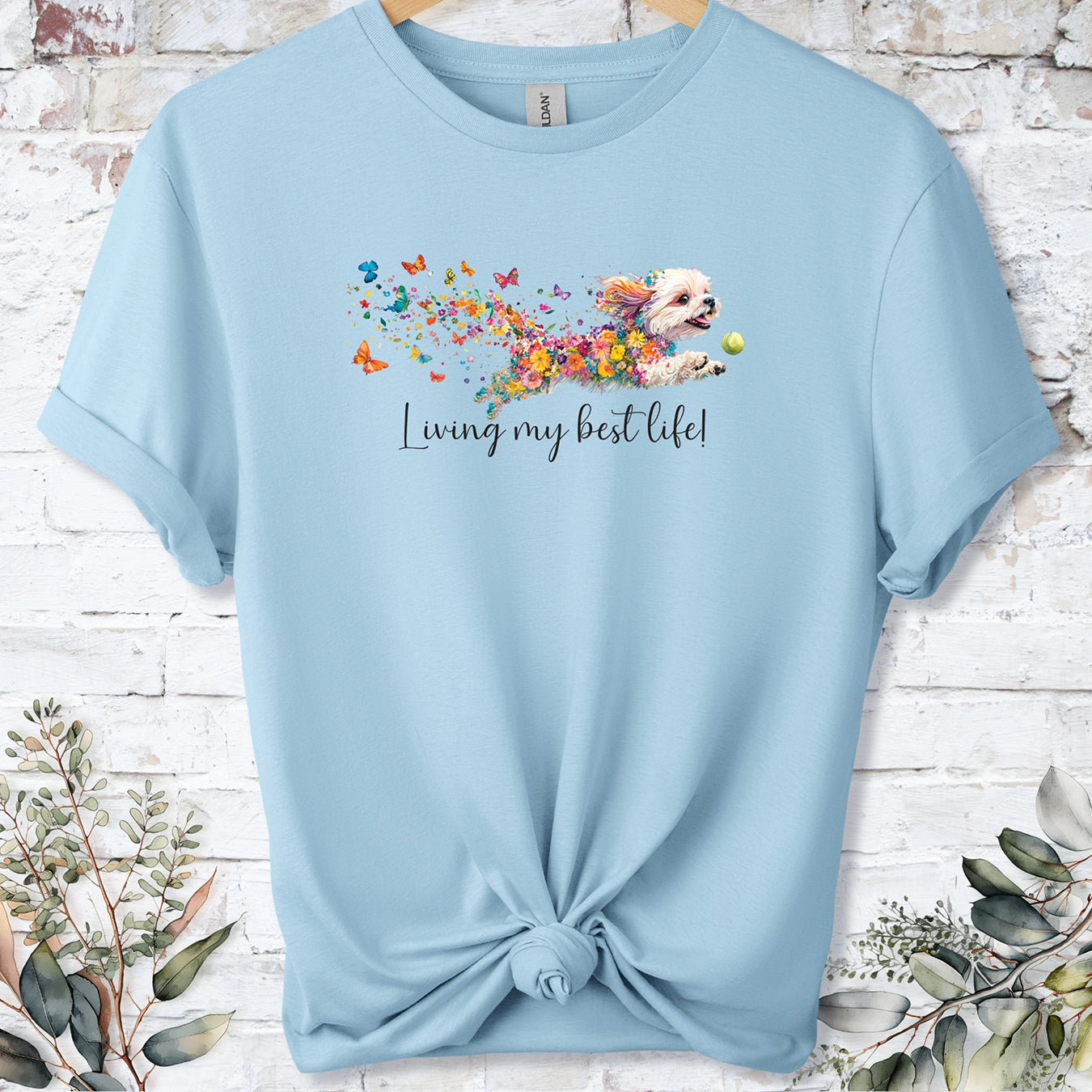 Shih Tzu #1 Living my best life, unisex T shirt