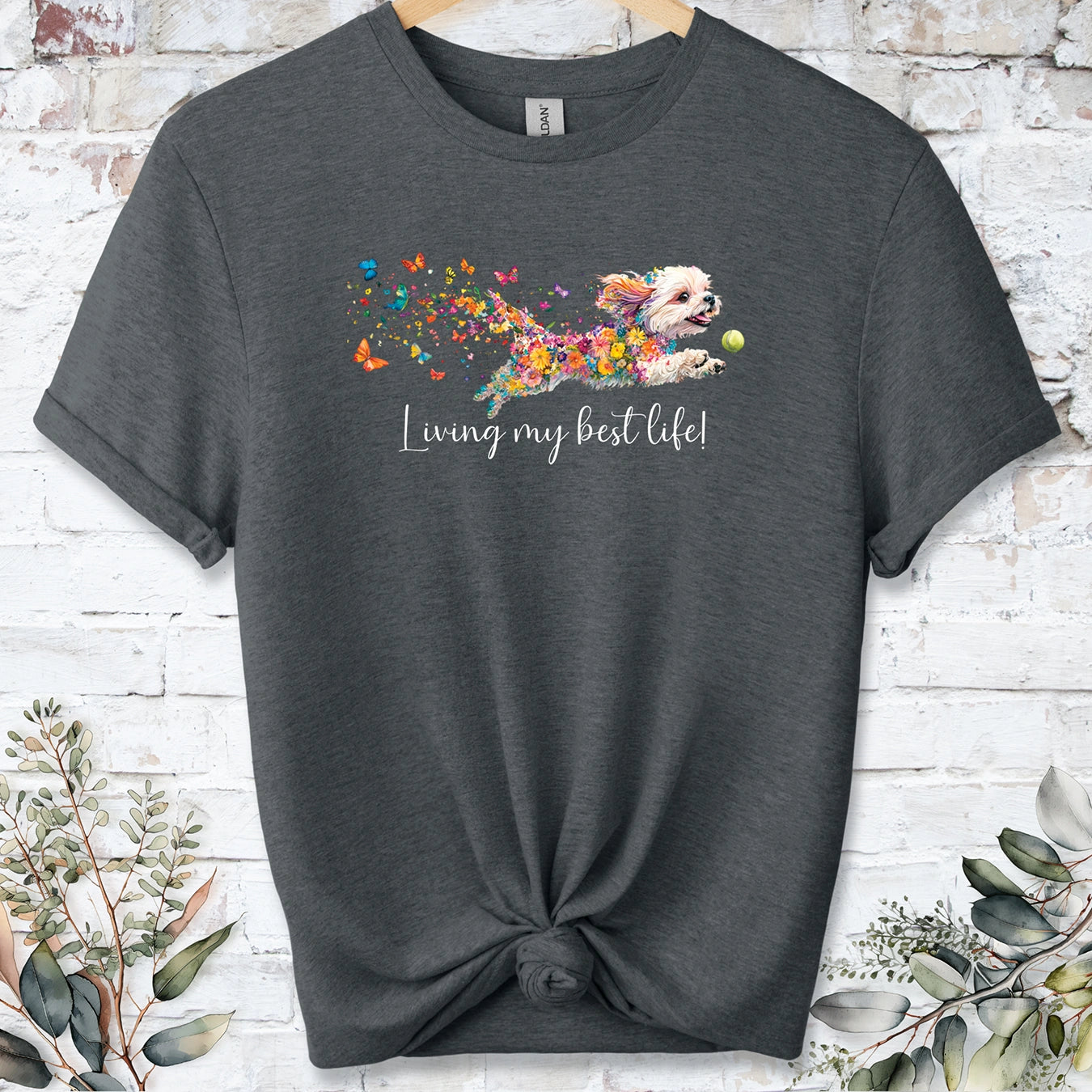 Shih Tzu #1 Living my best life, unisex T shirt