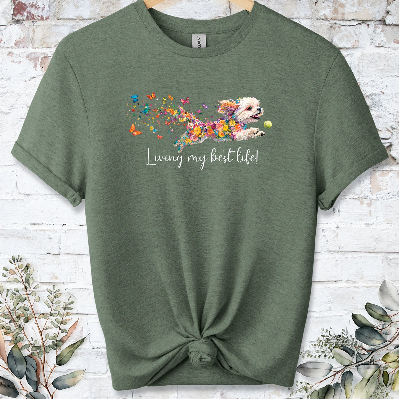 Shih Tzu #1 Living my best life, unisex T shirt
