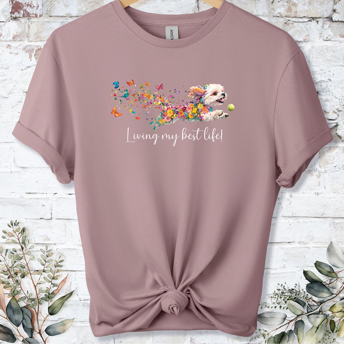 Shih Tzu #1 Living my best life, unisex T shirt