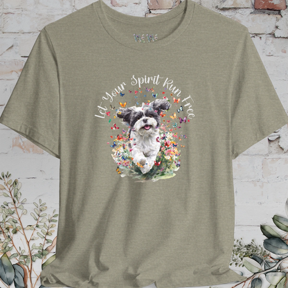 Shih Tzu #7 'Let your spirit run free' T shirt
