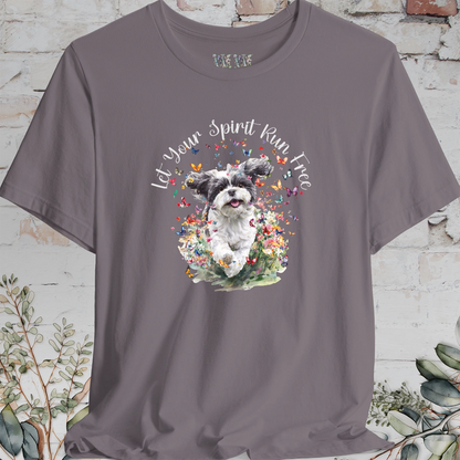 Shih Tzu #7 'Let your spirit run free' T shirt