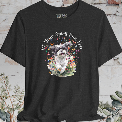 Shih Tzu #7 'Let your spirit run free' T shirt
