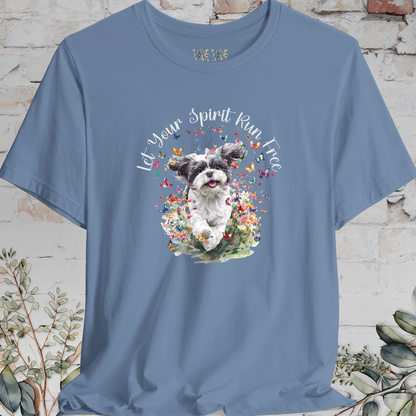 Shih Tzu #7 'Let your spirit run free' T shirt