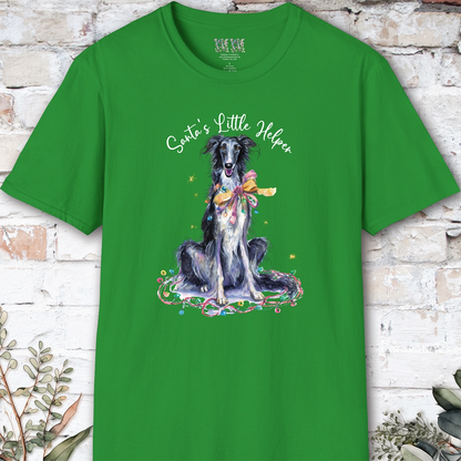 Silken Windhound #1 Santa's little helper. unisex T shirt