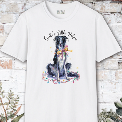 Silken Windhound #1 Santa's little helper. unisex T shirt