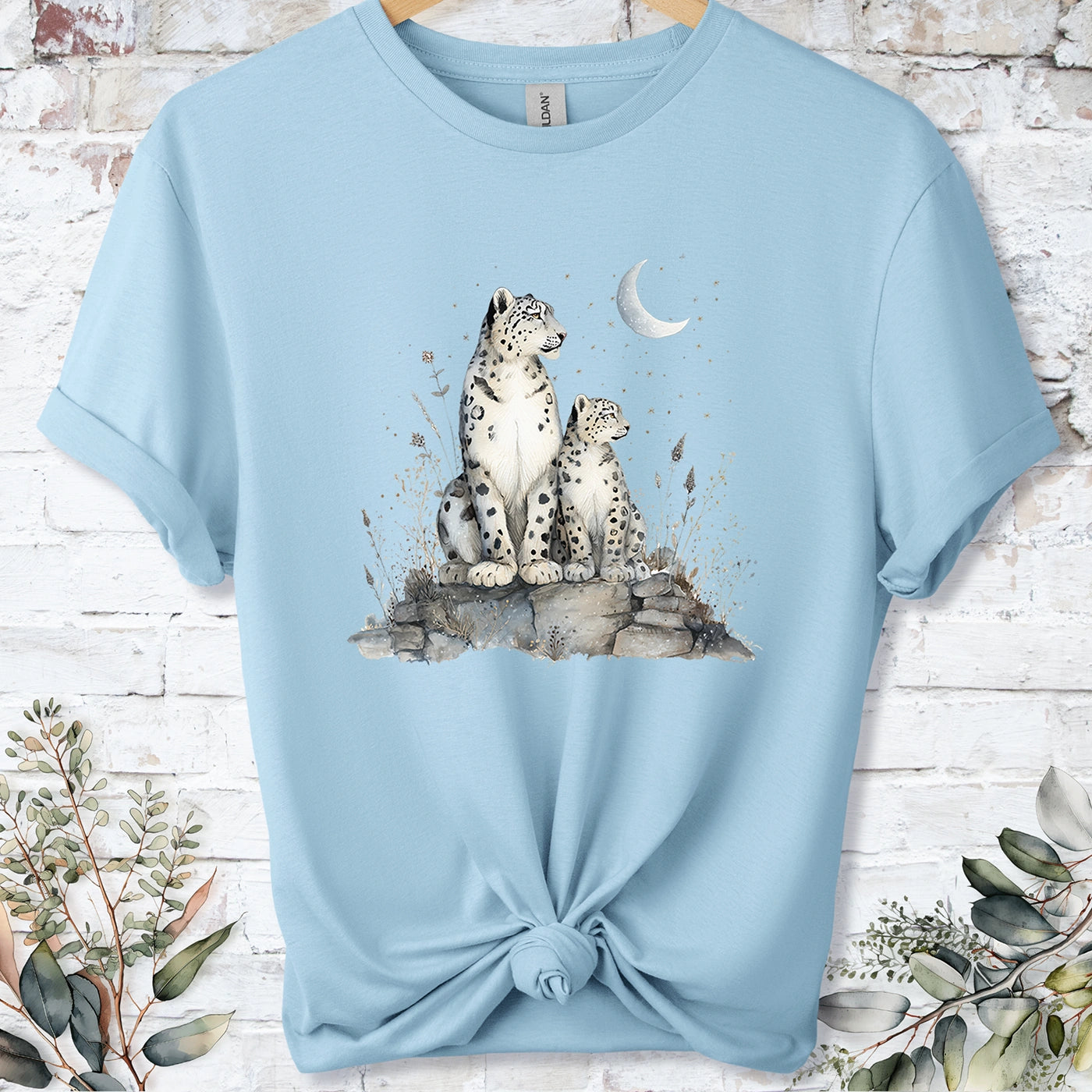 Snow Leopard #2 Unisex T shirt