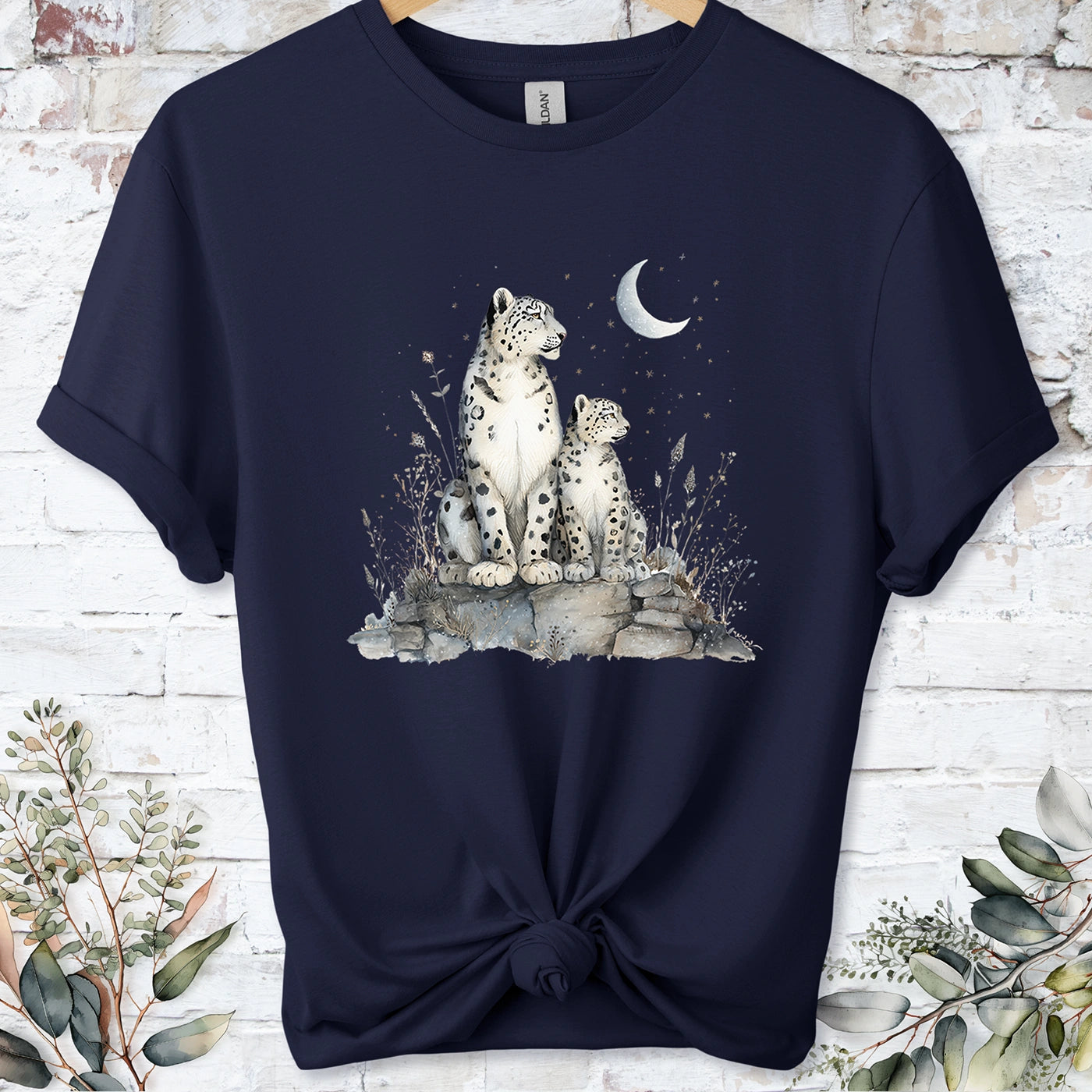Snow Leopard #2 Unisex T shirt
