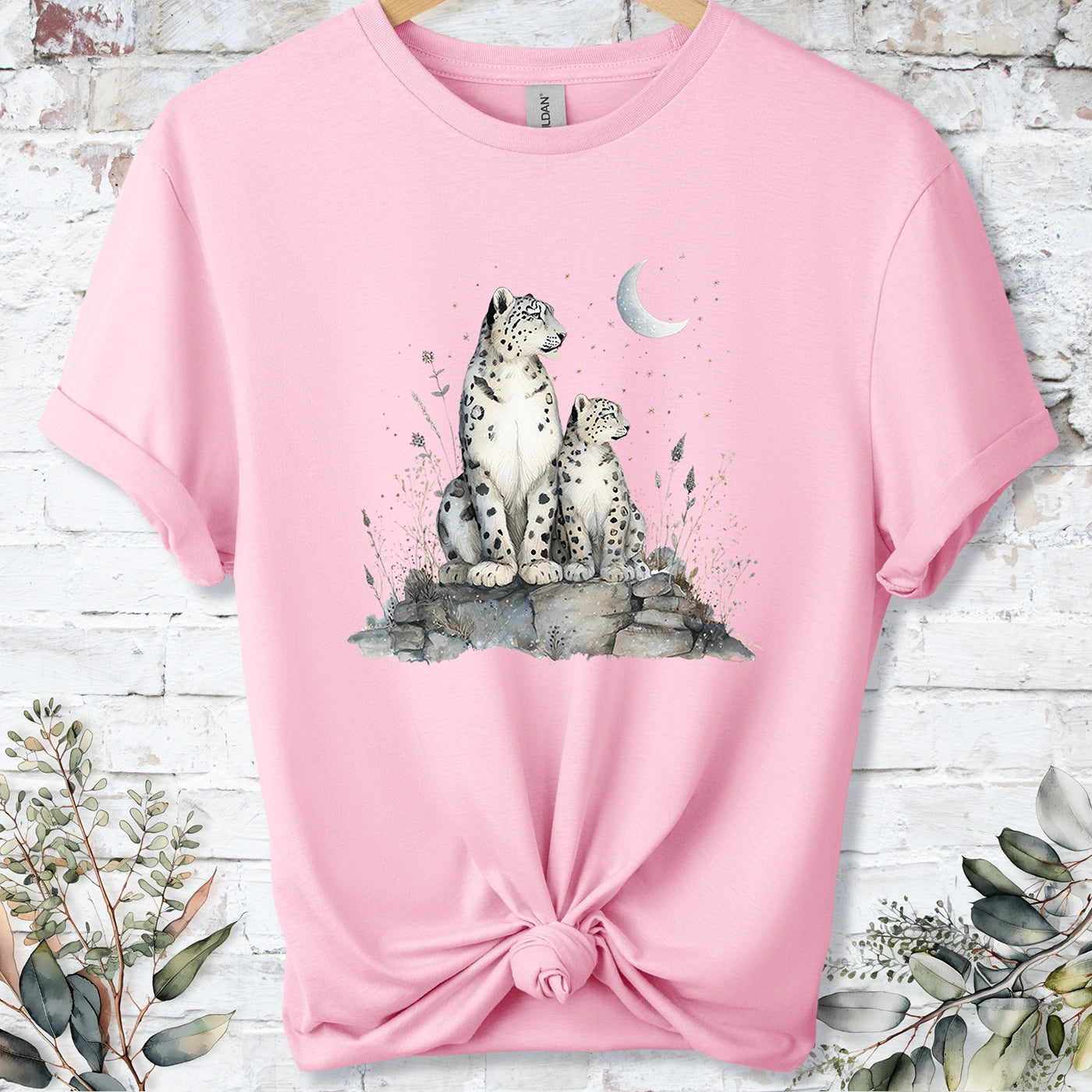 Snow Leopard #2 Unisex T shirt