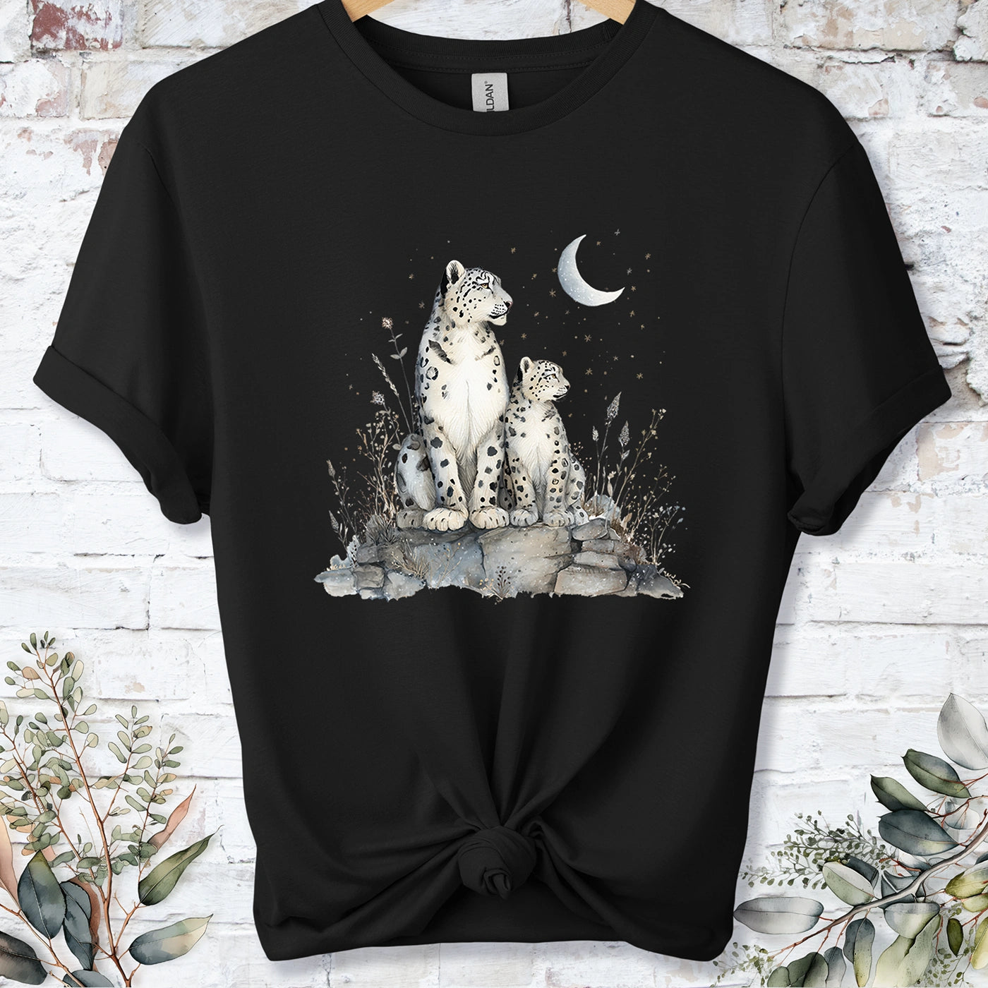 Snow Leopard #2 Unisex T shirt