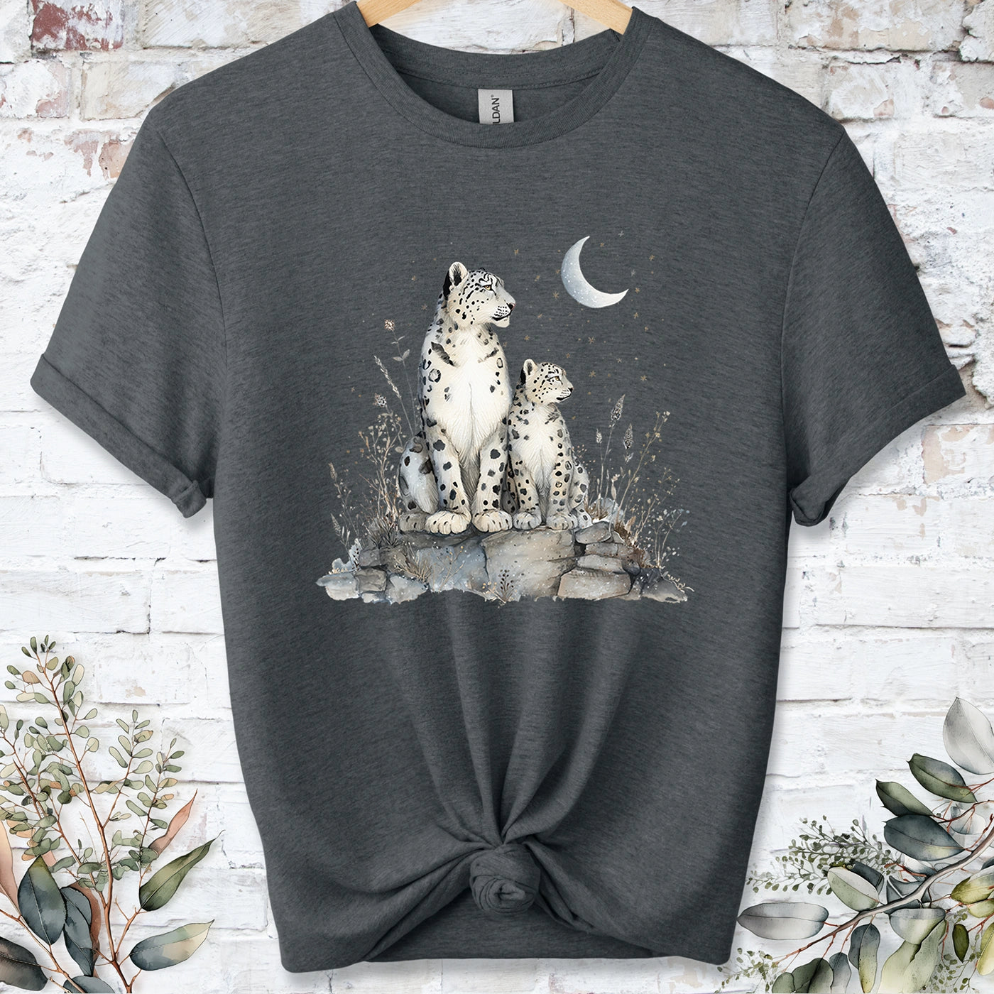 Snow Leopard #2 Unisex T shirt