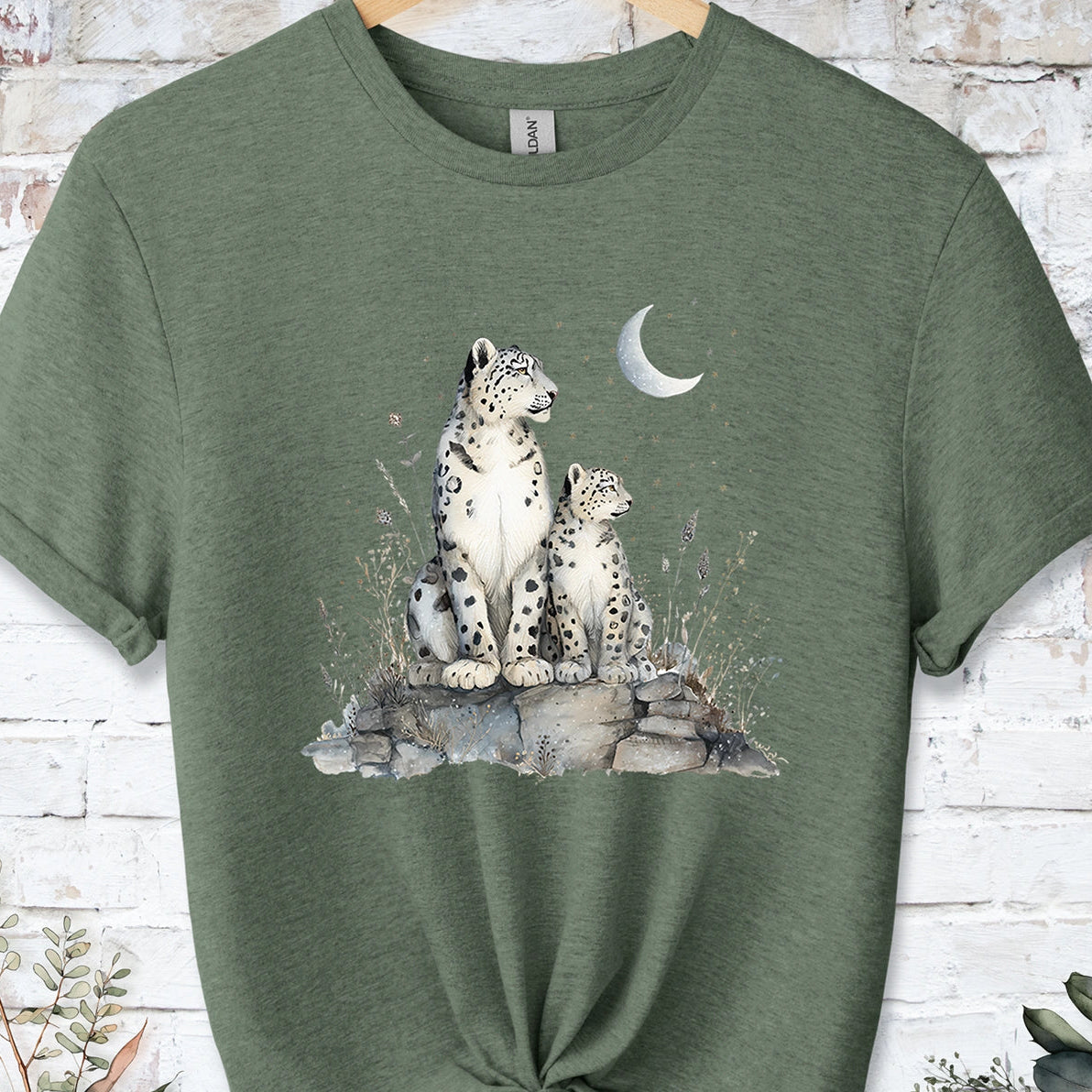 Snow Leopard #2 Unisex T shirt