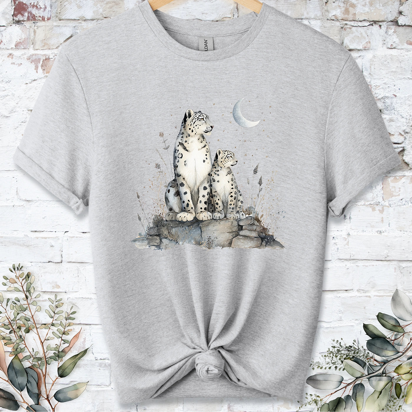 Snow Leopard #2 Unisex T shirt