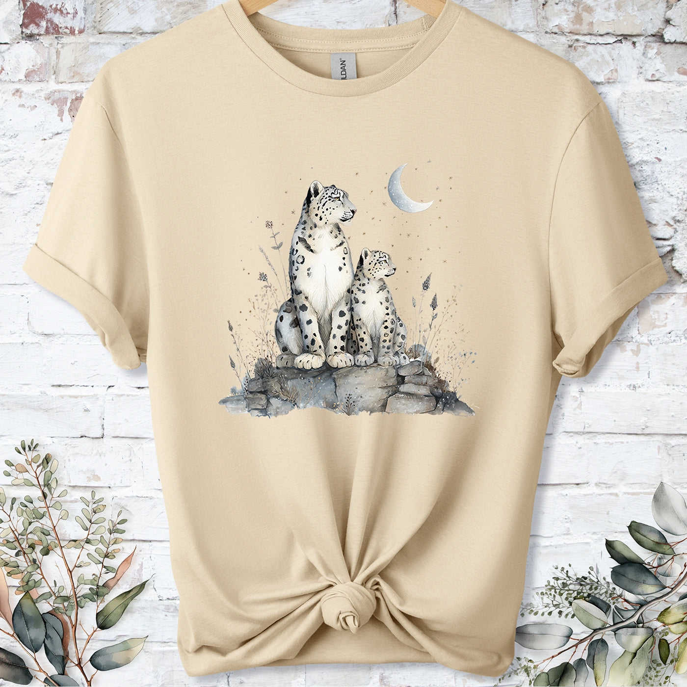 Snow Leopard #2 Unisex T shirt