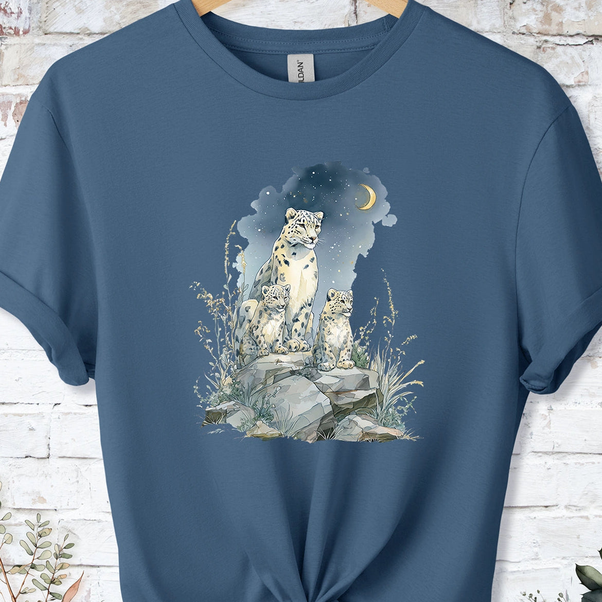 Snow Leopard #3 Unisex T shirt