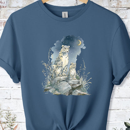 Snow Leopard #3 Unisex T shirt