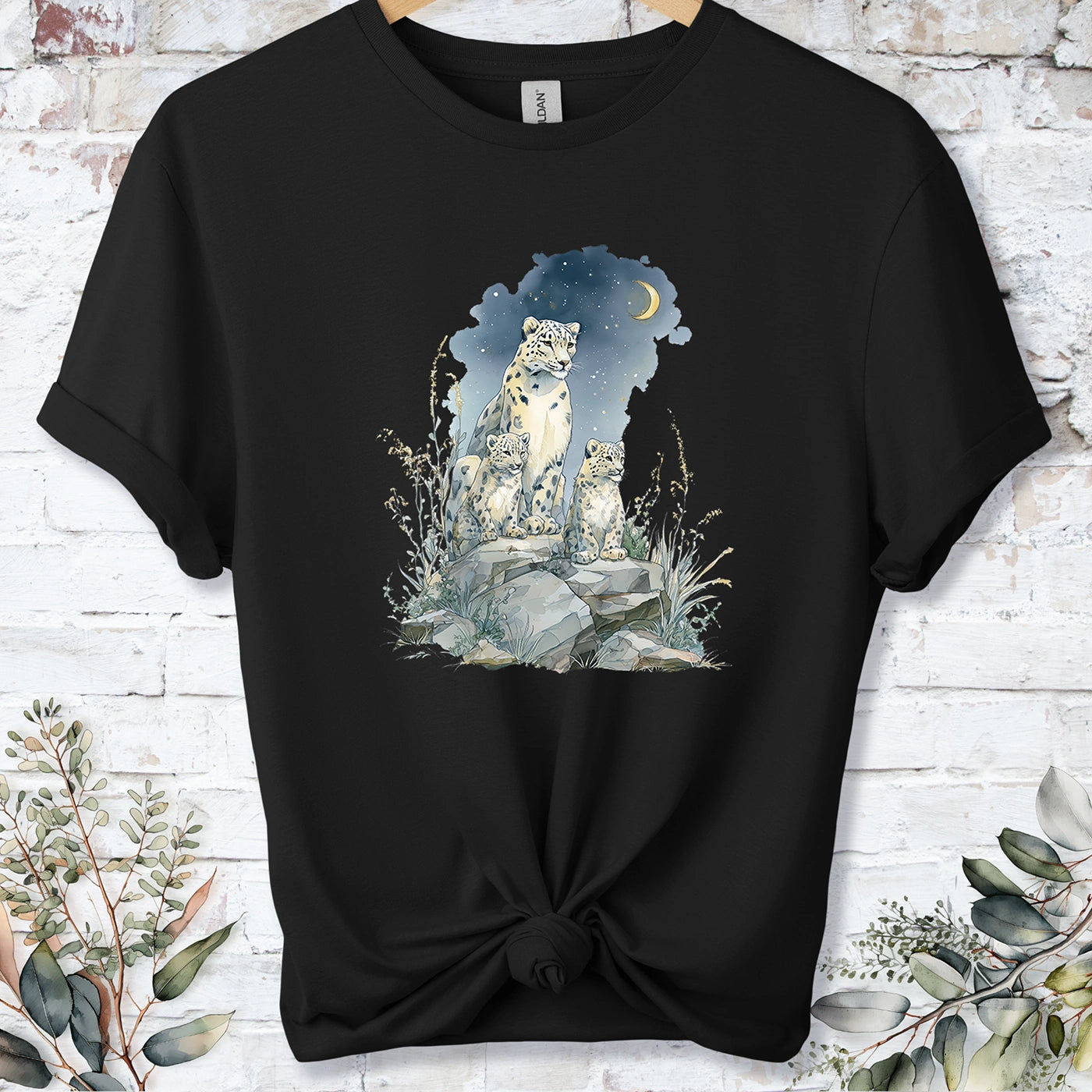 Snow Leopard #3 Unisex T shirt