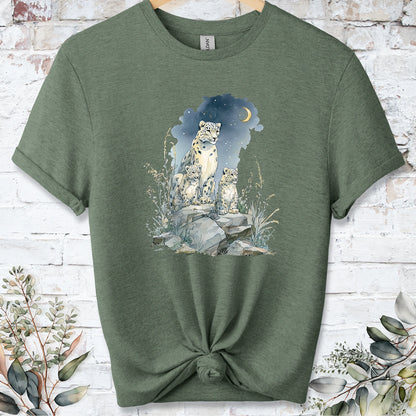 Snow Leopard #3 Unisex T shirt