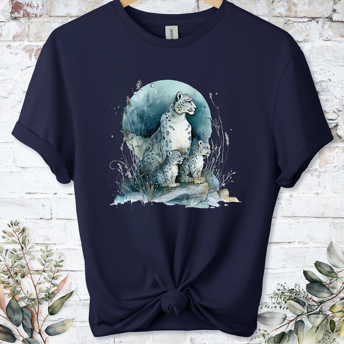 Snow Leopard #4 Unisex T shirt