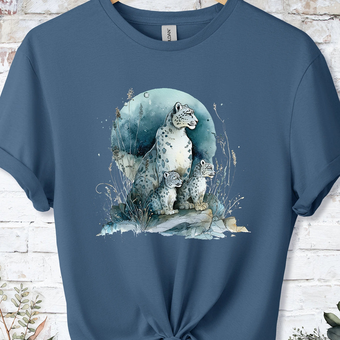 Snow Leopard #4 Unisex T shirt