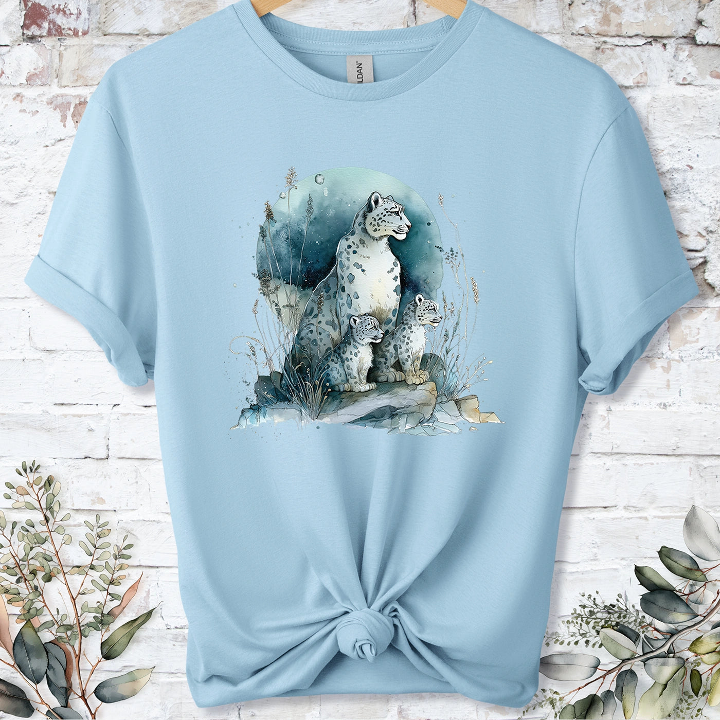Snow Leopard #4 Unisex T shirt