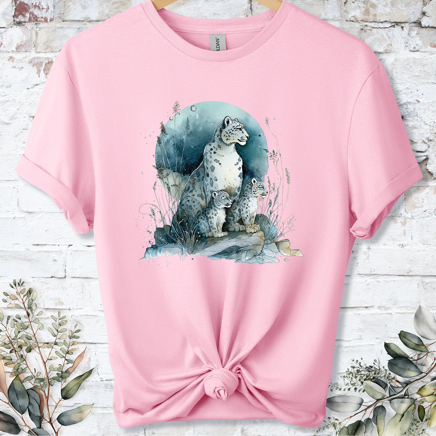 Snow Leopard #4 Unisex T shirt