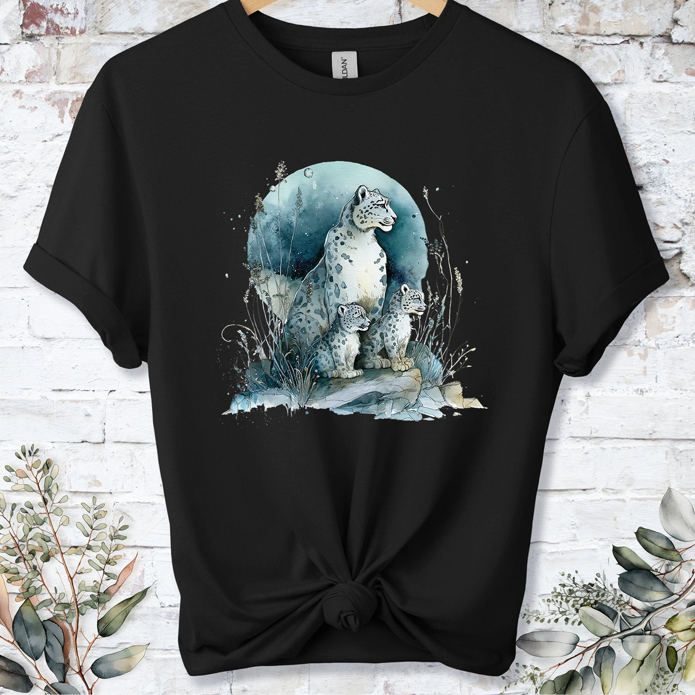 Snow Leopard #4 Unisex T shirt