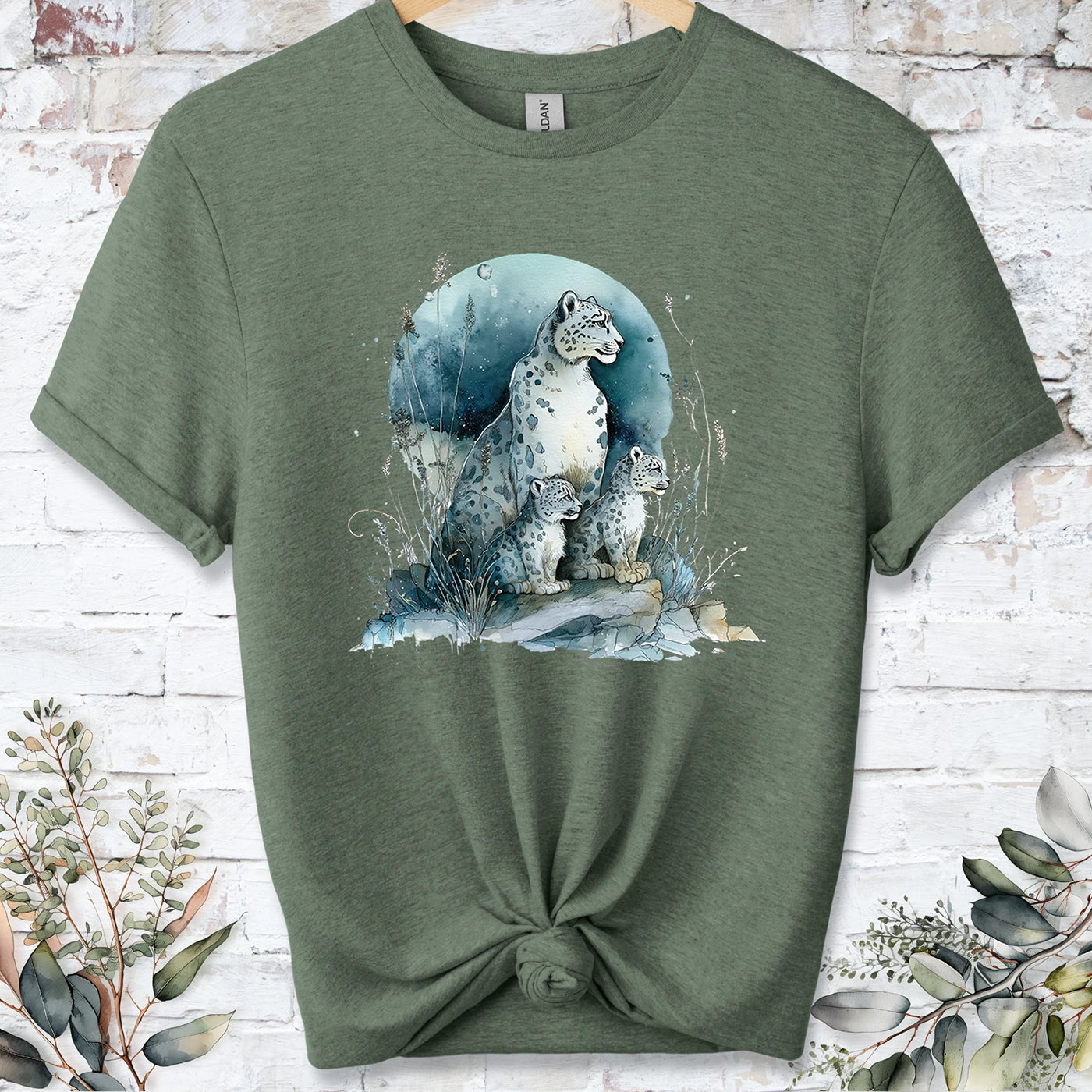 Snow Leopard #4 Unisex T shirt