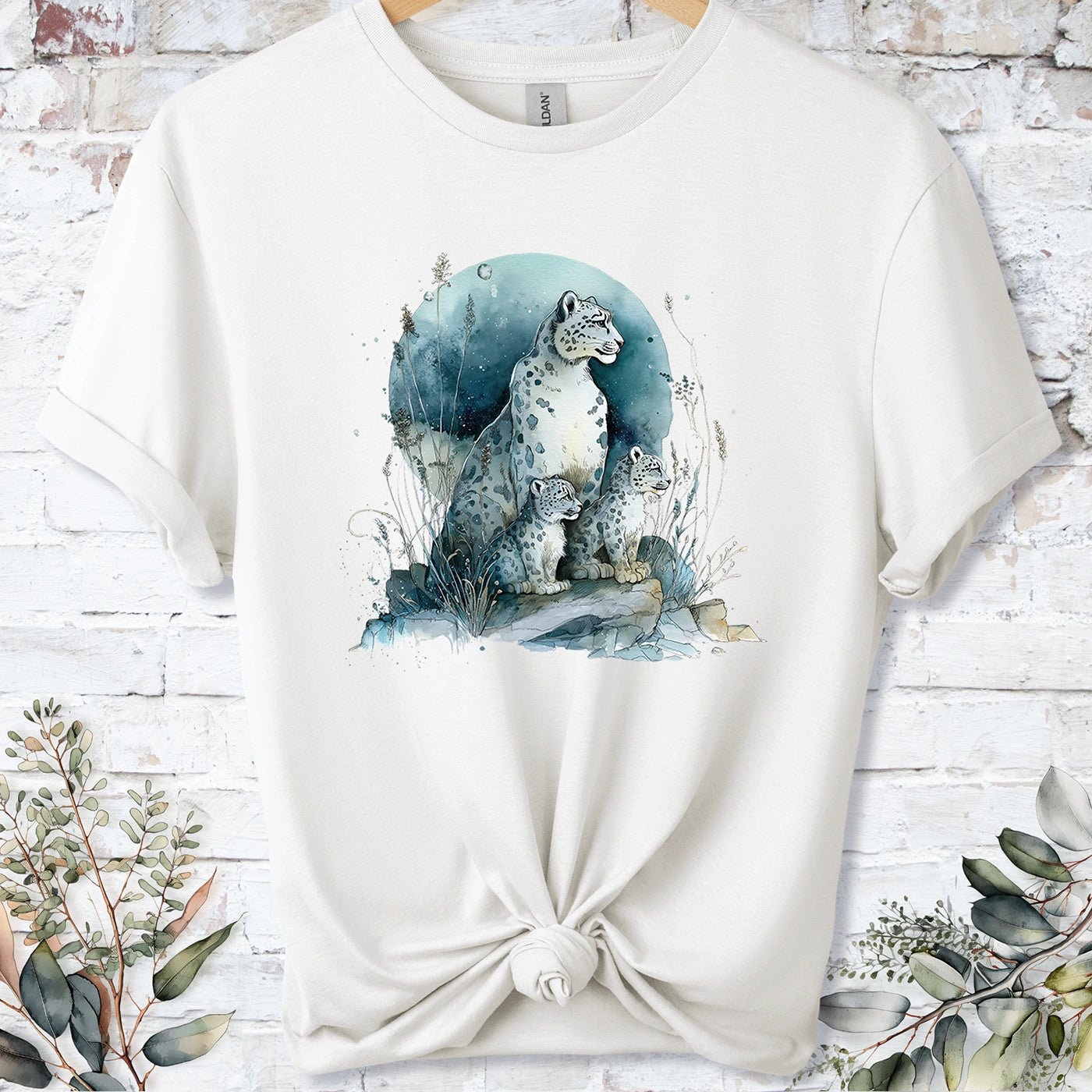 Snow Leopard #4 Unisex T shirt
